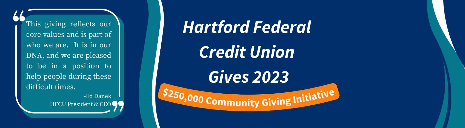 HFCU Gives Banner for Homepage